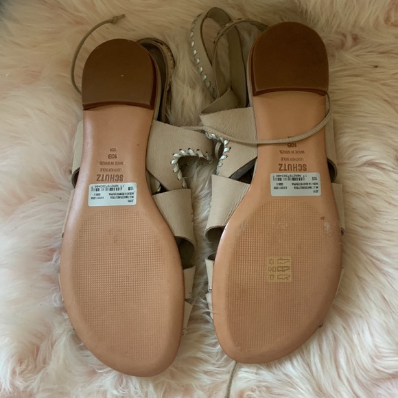 BNWOT Schutz Jerri Lace-up Sandals - Picture 3 of 6